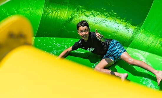 Green Lightning Waterslide