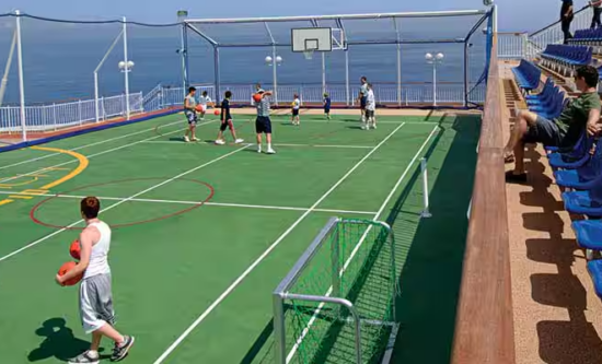 Basketball/Volleyball/Tennis Court