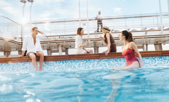 Pool Deck & Jacuzzi Area