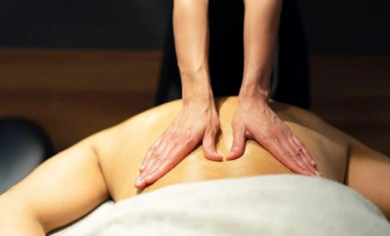A relaxing massage