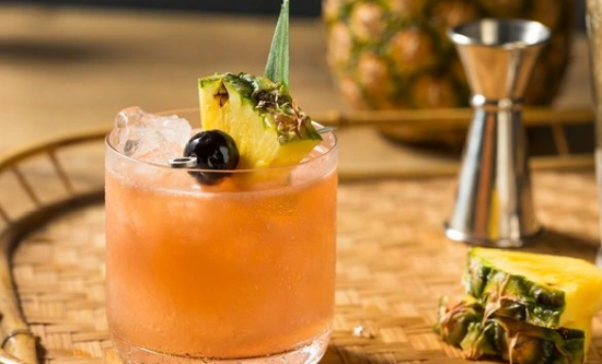 A generous cocktail menu